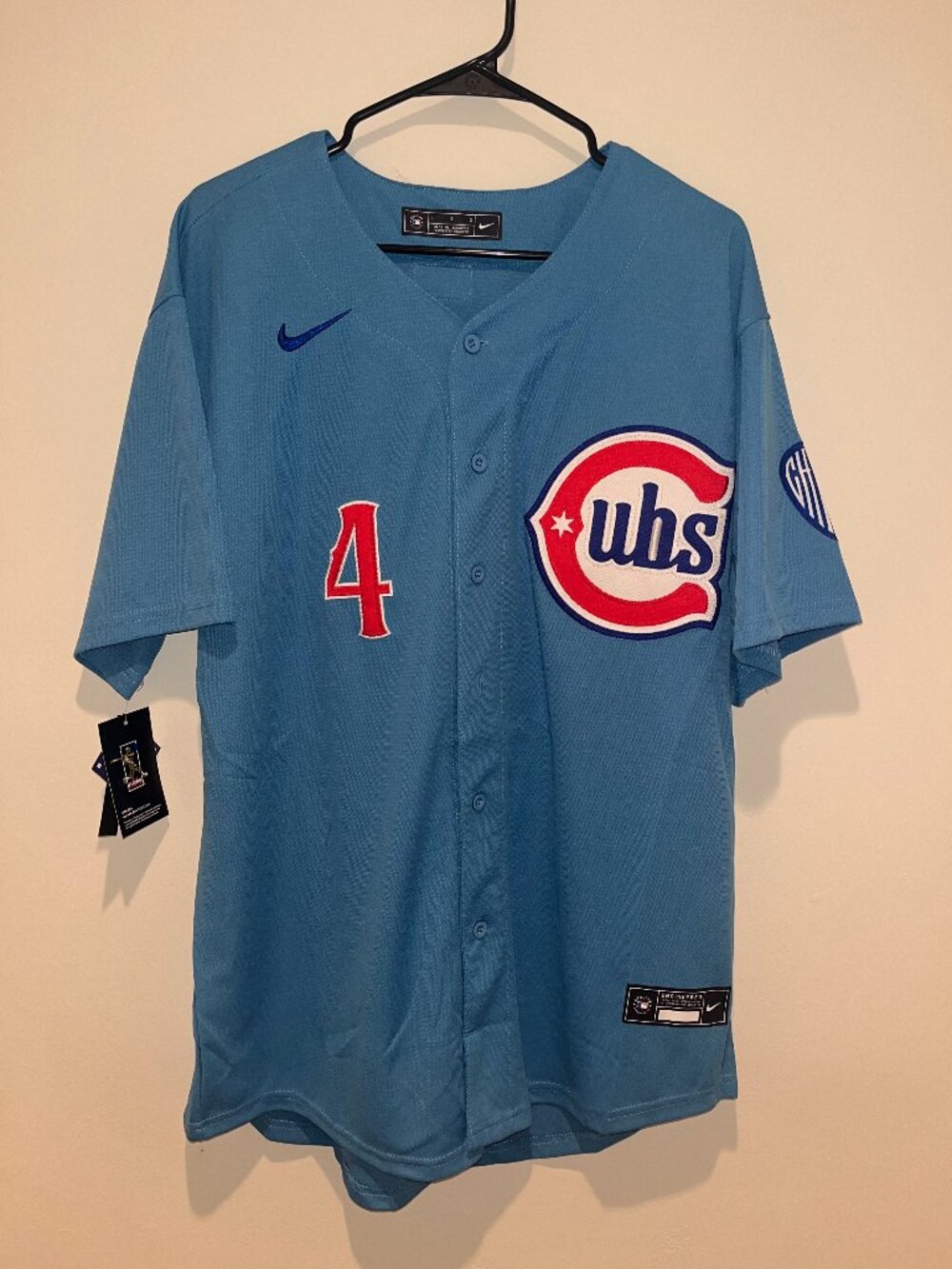 Pete Crow-Armstrong PCA #4 Chicago Cubs Jersey Blue Men's New Stitched